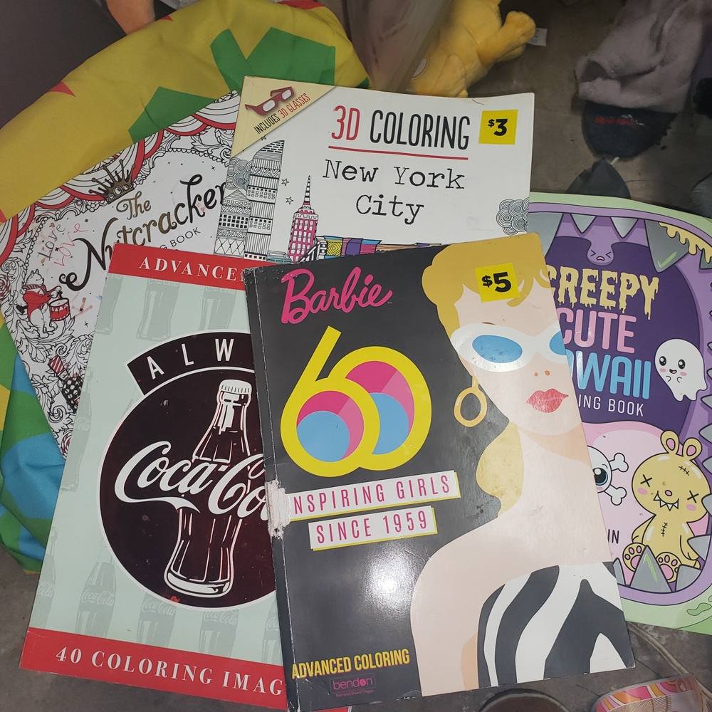 Barbie 60 Inspiring Girls Coloring Book